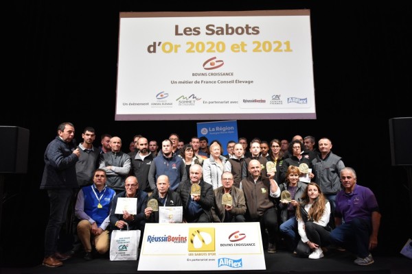 Lauréats 2021 et 5 des lauréats 2020 des Sabots d'Or